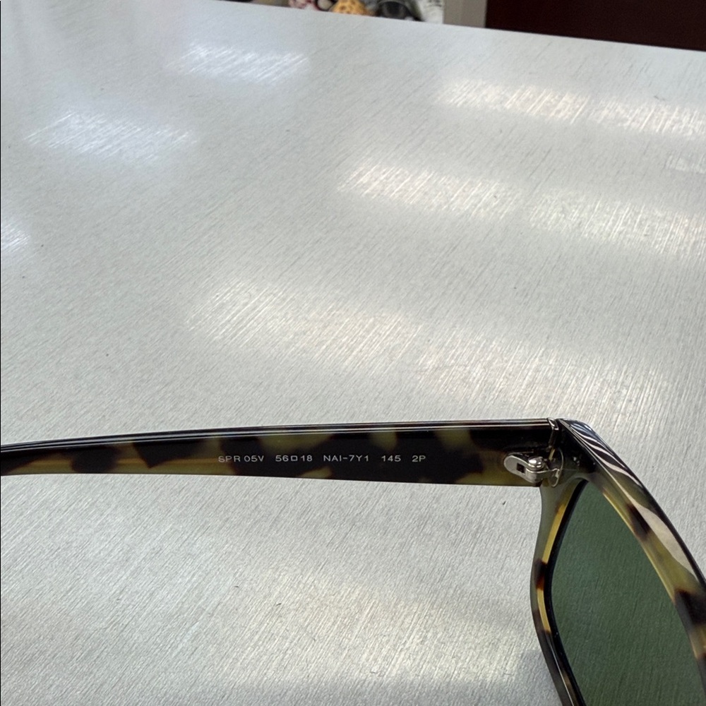 Prada Black and Green Sunglasses - Picture 6 of 7